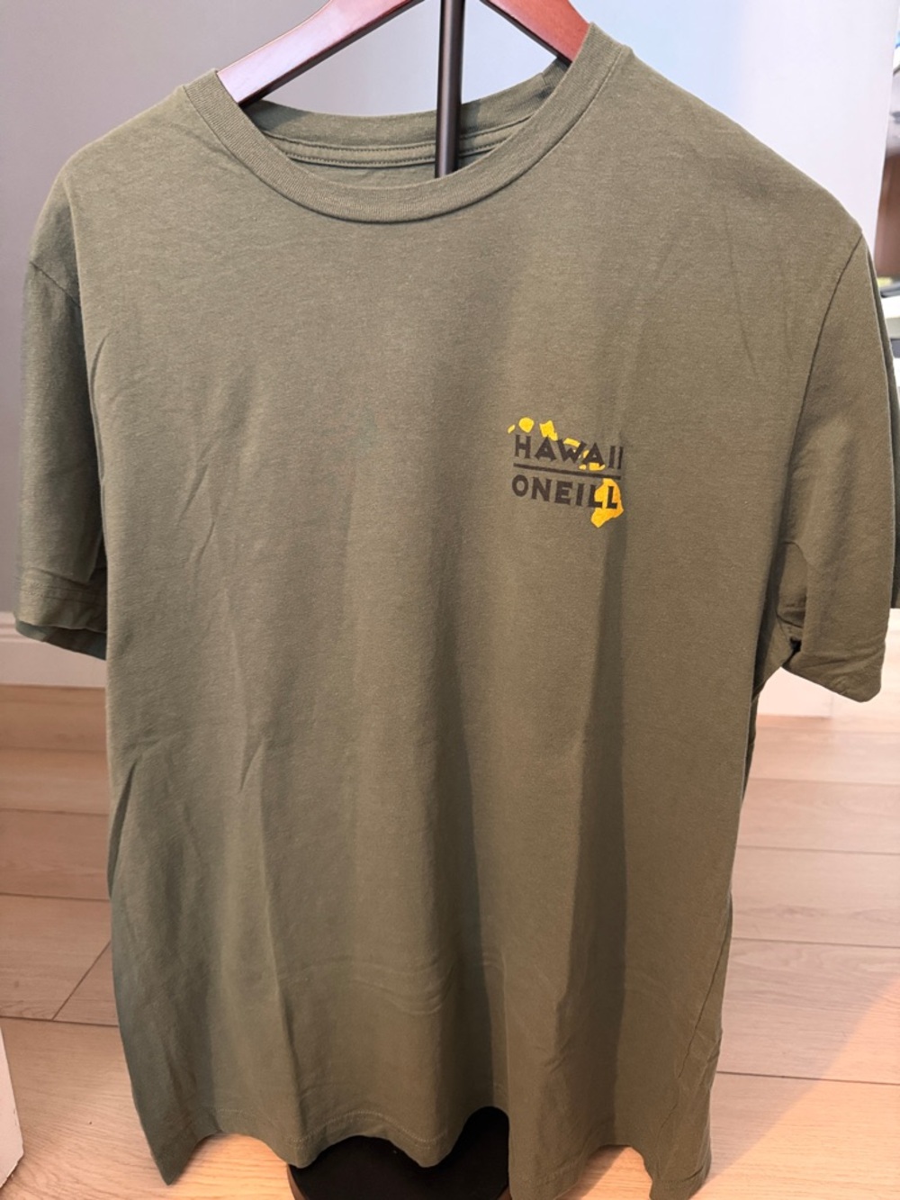 O'Neill Olive Green Hawaii Logo Short Sleeve Tee